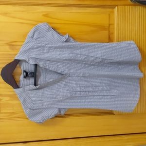 H&M Strip Cap Sleeve Blouse